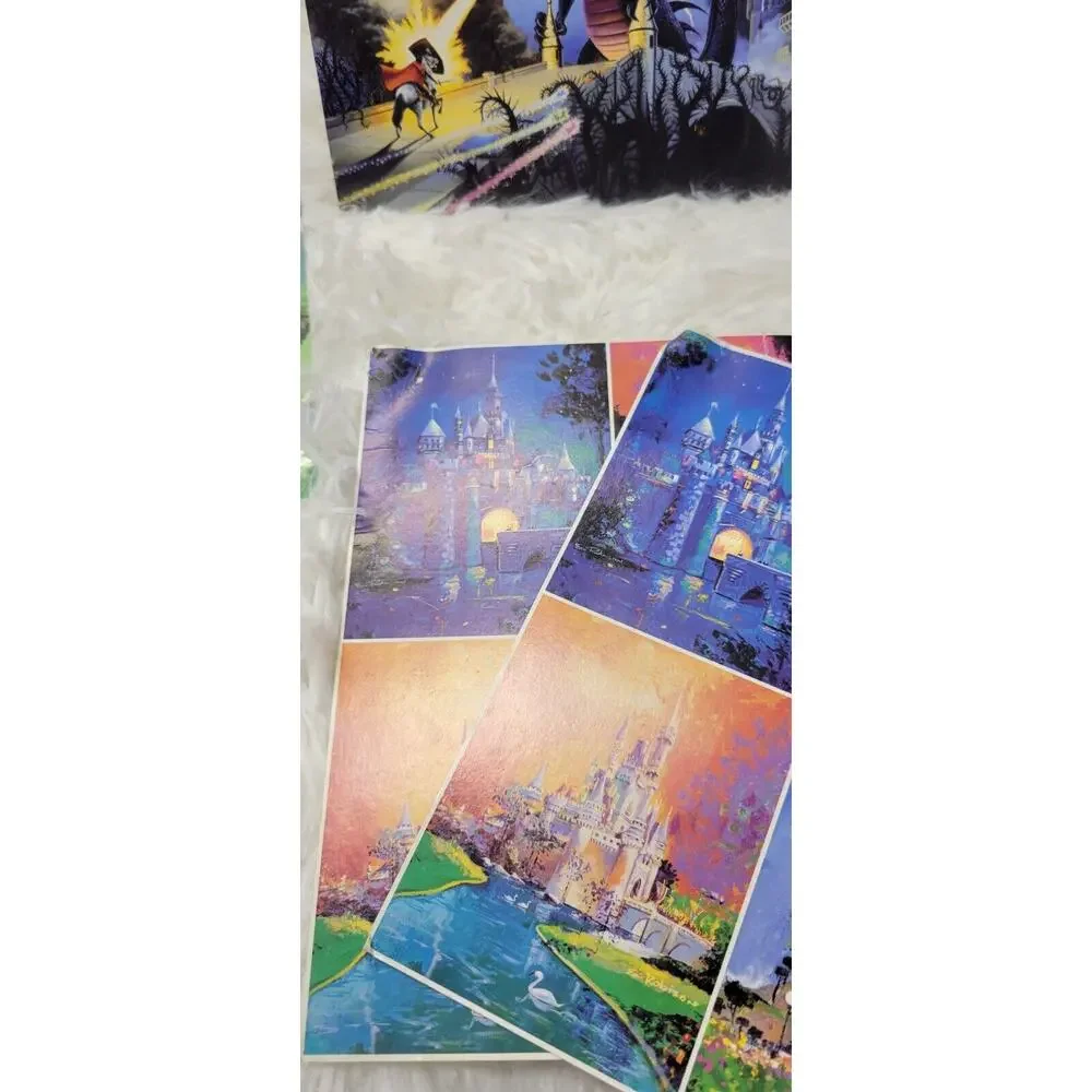 Vintage Disney Lot of 5 Postcards Maleficent Snow White Disney Castles READ - Picture 8 of 14